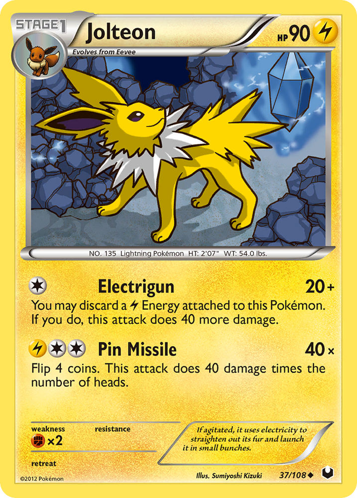 Jolteon (37/108) [Black & White: Dark Explorers]